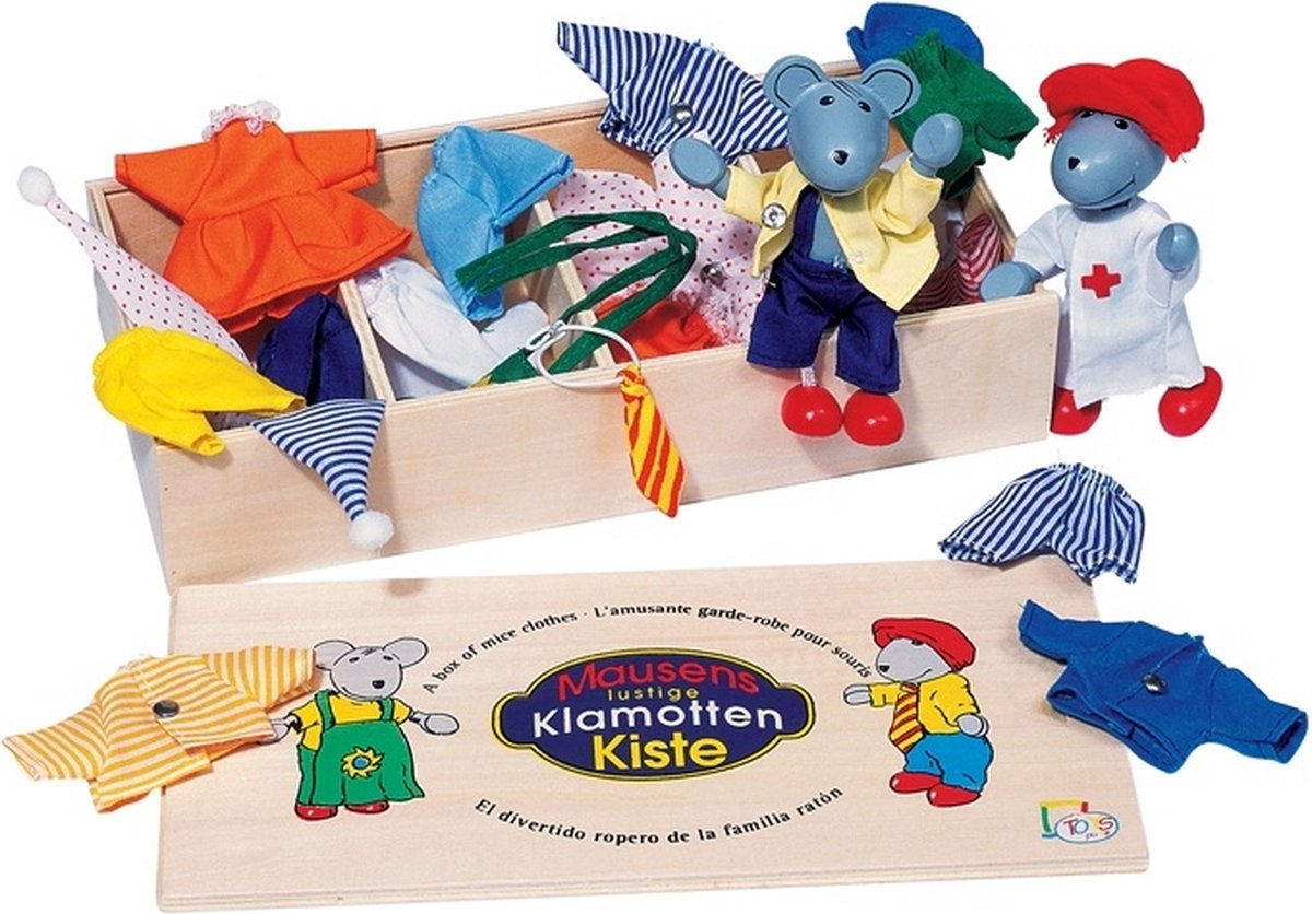 Goki Mauspuppen + Kleidung