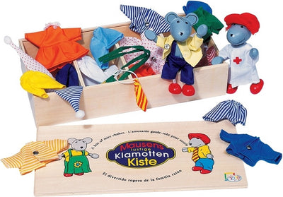 Goki Mauspuppen + Kleidung