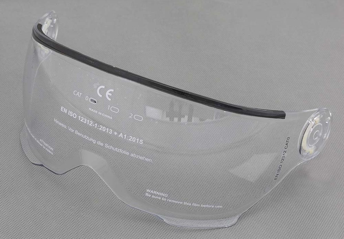 Abus Hyban+ Zubehör – Ersatzteil für das Visier des Hyban+ Fahrradhelms – klares Visier