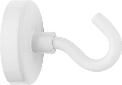 Westcott-Magnet – mit Haken 48 mm – weiß – Zugkraft + – 60 kg – ac-e10829