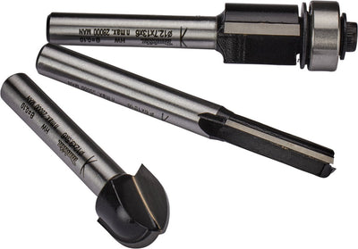 Makita Zubehör Fräser-Set 6 mm 3-teilig – D-70459 D-70459