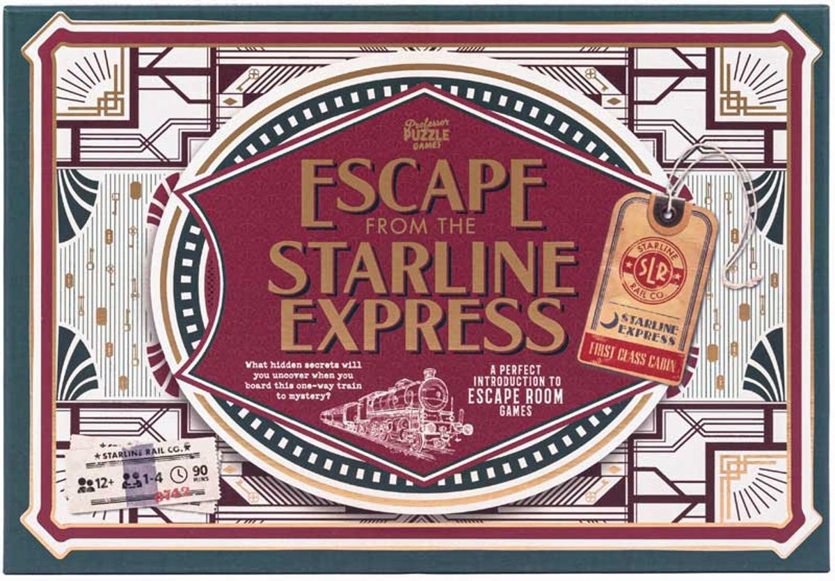 Professor-Rätsel: Flucht aus dem Starline-Express - Escape-Room-Spiele (eng)