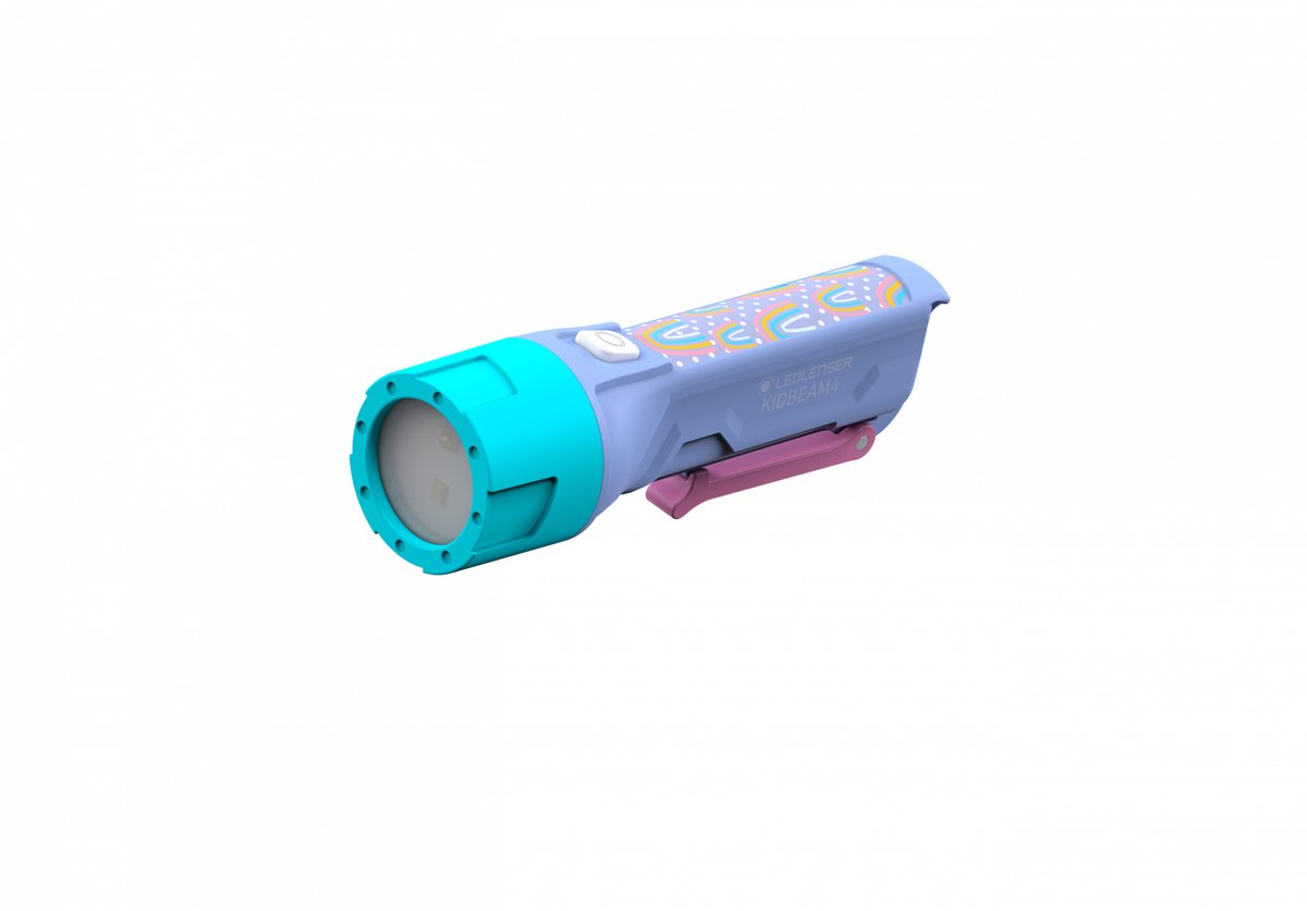 Ledlenser kidbeam4 lila - Taschenlampe - Kinder - 2x AAA - 70 Lumen - 12 m - IP44