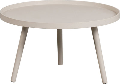 Woood Mesa Beistelltisch L – Holz – Antikbeige – 34 x 60 x 60