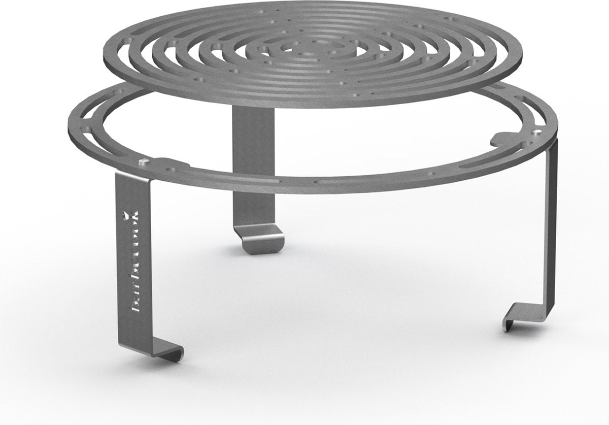 Dynamischer Barbecook-Mittelständer und erhöhter Rost 36 cm
