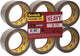 Scotch-Verpackungsband, schwer, flach verpackt, 6 Rollen, braun, 50 mm x 66 m, PP 237