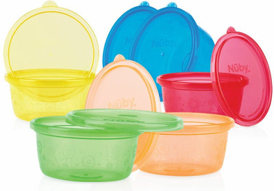 Nûby Nuby Snackschalen mit Deckel 300ml (6 Stück)