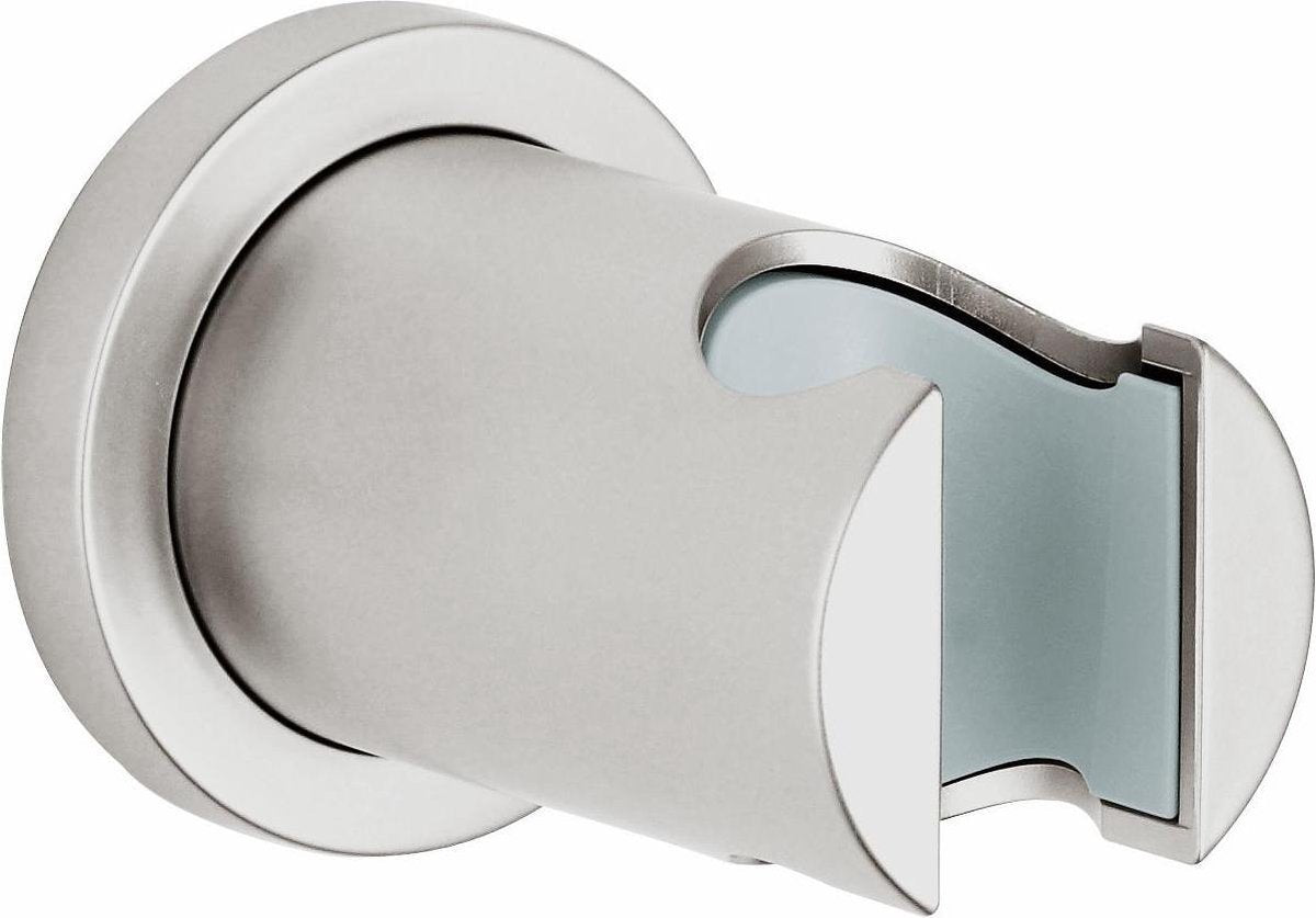 Grohe Rainshower-Wandhalter – rund – Supersteel (Edelstahl) – 27074dc0