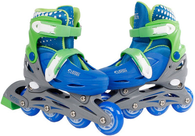 Street Rider Inline Skeelers Blue, Größe 30-33