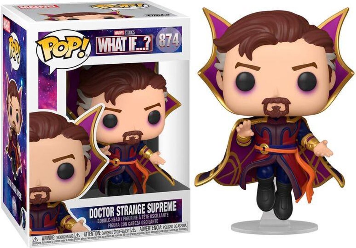 Marvel Funko Was wäre, wenn...? - Pop! Doctor Strange Supreme 9 cm Sammelfigur – mehrfarbig