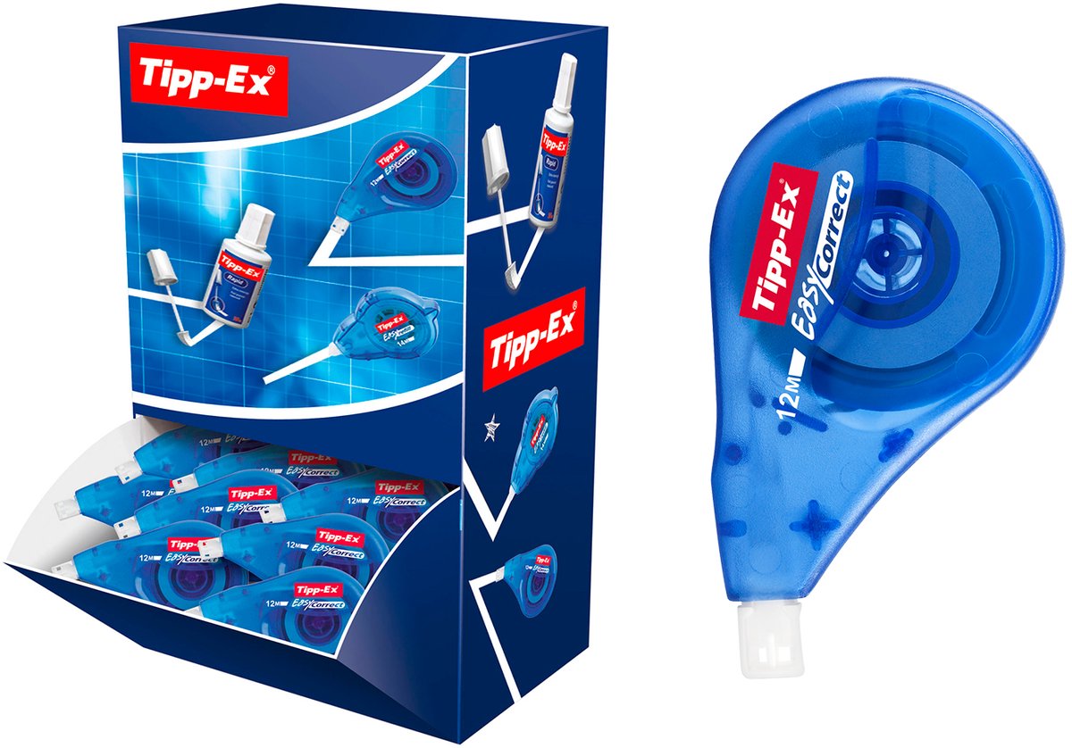 Korrekturroller tipp-ex easy Correct 12.000 mm 20 Stück blau