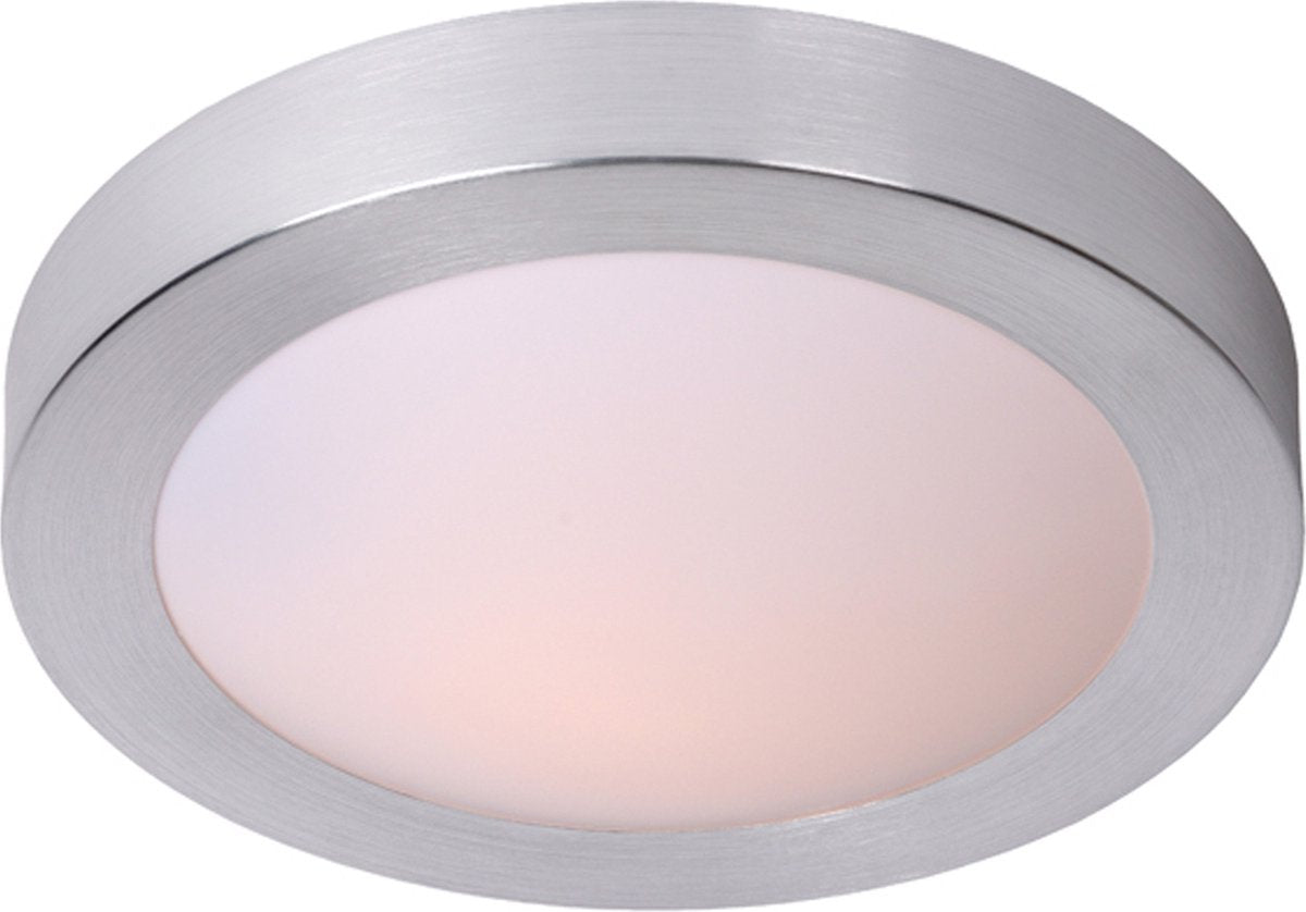 Lucide Fresh - Deckenleuchte (Deckenleuchte) Badezimmer - ø 35 cm - 2xE27 - IP44 - Mattchrom