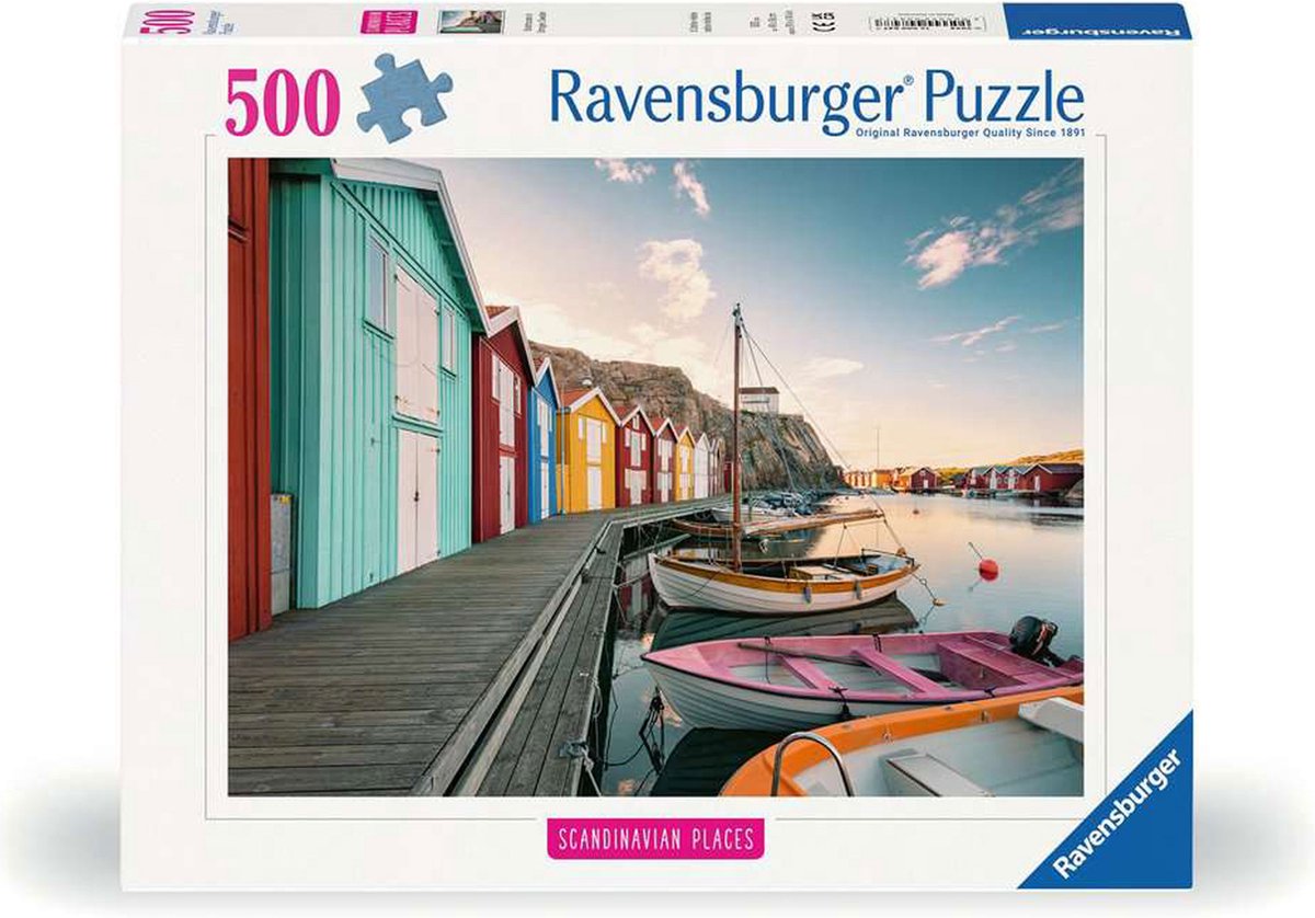 Ravensburger Jigsaw Puzzle Bootshause in Smogen, Schweden, 500st.