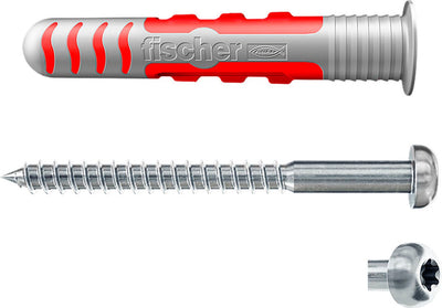 Fischer Duoseal 8 x 48 mit Flachkopfschraube aus Edelstahl A2