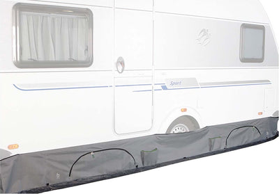 Bo-Camp – Wohnwagen-Zugluftschürze – Universal Deluxe – mit Staufach