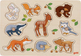 GOKI HOLDER BOLD Puzzle Waldtiere, 9st. - afbeelding 1