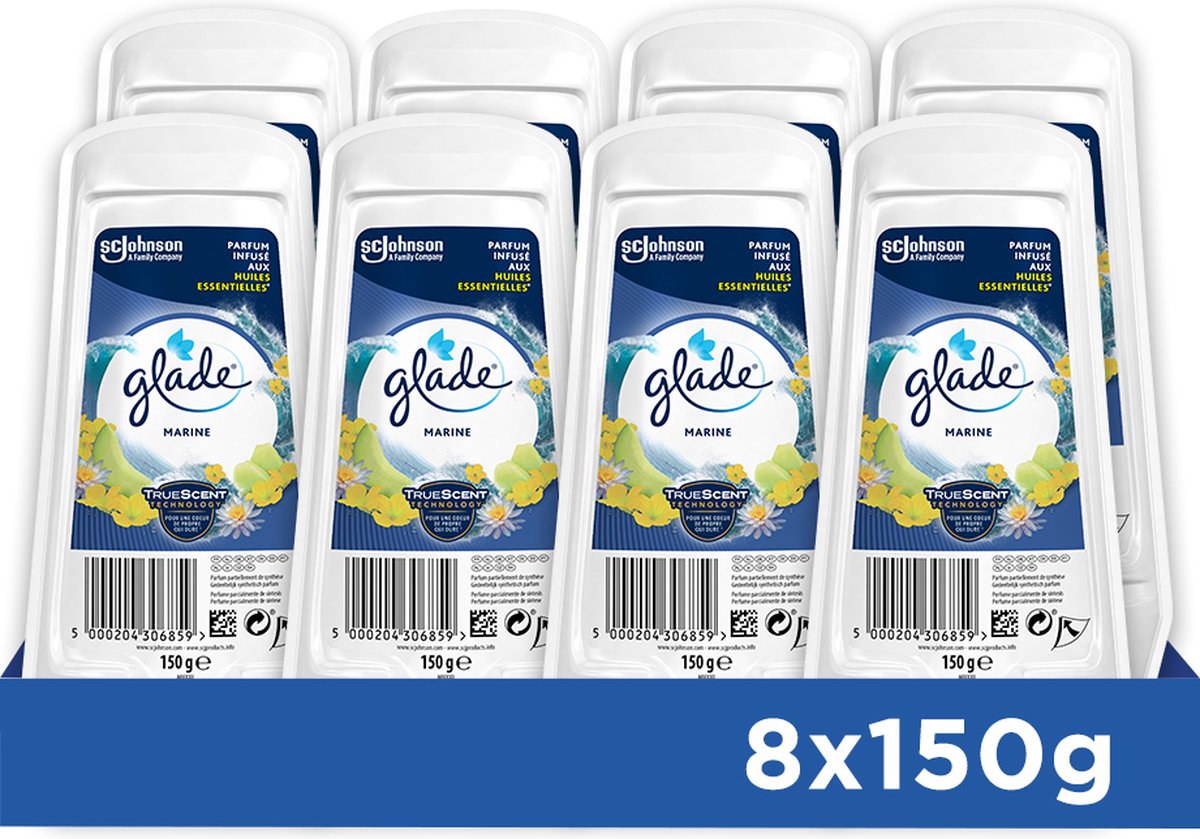 Glade Gel-Lufterfrischer Marine (8x 150gr)