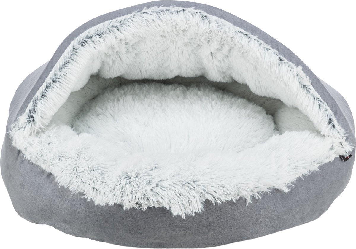 Trixie Hundkorb Donut Harvey Grey White-Black
