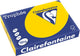 Clairefontaine Trophäe Pastell, farbiges Papier, A4, 120 g, 250 Blatt, goldgelb