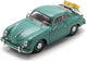 Schuco Porsche 356 Coupé + Gepäck, Mintgrün
