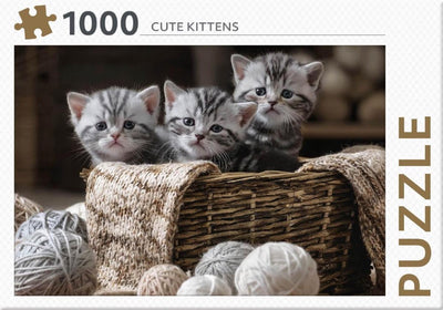 Rebo-Puzzle - süße Kätzchen - 1000 Teile - Tierthema - ab 12 Jahren