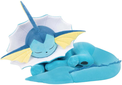 Jazwares Pokémon Kuscheltier Plüsch schlafendes Vaporeon – 45 cm