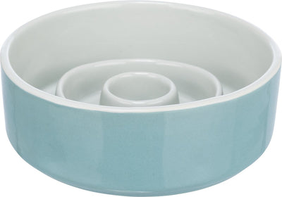 Trixie Food Bowl langsame Keramikgraublau