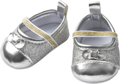 Dollballlerins Glitzer - Silber, 30-34 cm