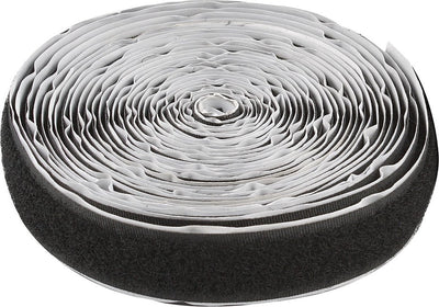 Creativ Company Klett-Klettverschluss, selbstklebend, B: 20 ​​mm, schwarz, 5 m 1 Rolle