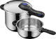 WMF perfect plus - Schnellkochtopf-Set - 3,0l + 6,5l - Edelstahl - stapelbar - Flammschutz - Induktion