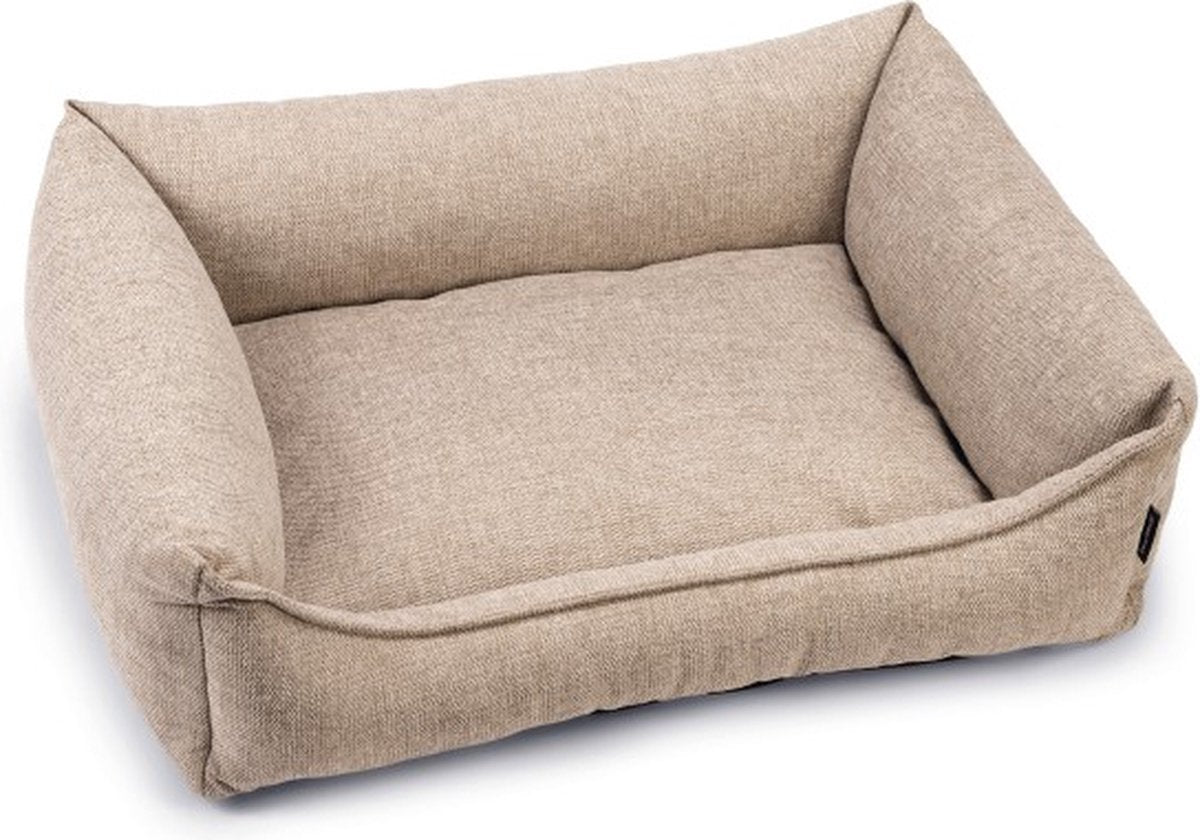 Beeztees zia – orthopädisches Hundebett – Beige – 80 x 60 x 22 cm