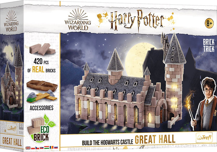 Trefl Brick Trick Harry Potter Great Hall Rahmenpuzzle 420 Teile, Fernsehfilme