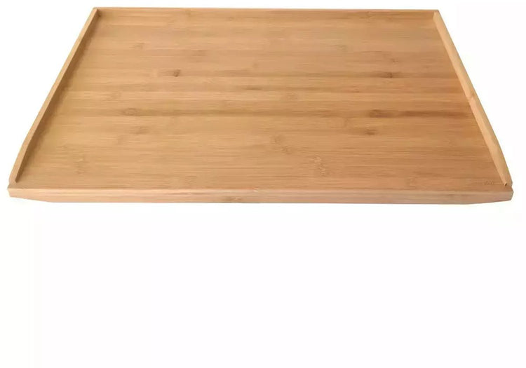 Kinghoff kh-1683 Bambus-Schneidebrett, Servierbrett | große Größe 55x43 cm | Schneidebrett mit erhöhtem Rand | für Teig, Nudelgemüse