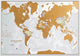 Maps International Scratch the World® – Englische Version mit luxuriöser Oberfläche –