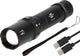 Brennerstuhl wiederaufladbare LED-Taschenlampe TL 801 AFS IP44 (800lm, 230m Leuchtweite, fokussierbar, max. 42 Stunden, 6 Modi inkl. SOS-Stroboskop, IP44-Lampen für den Außenbereich inkl. USB-C-Ladekabel)