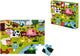Janod - Tastpuzzle - Bauernhoftiere - 20 große Teile
