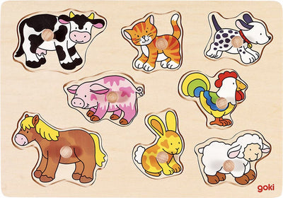 Goki Noppen -Puzzle -Tiere