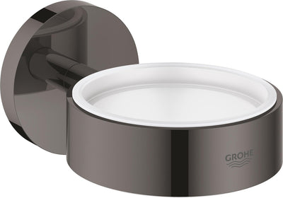 Grohe Essentials-Halter für Seifenspender oder Glas - Wandmontage - Hartgraphit (Anthrazit glänzend)