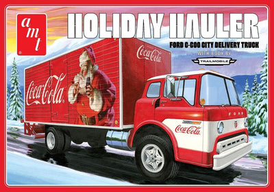 Amt-Modellbausatzauto – 1459 Holiday Hauler Ford C600 City Delivery Truck – amerikanischer LKW-Kunststoff – 1:25 – Modellbausatz