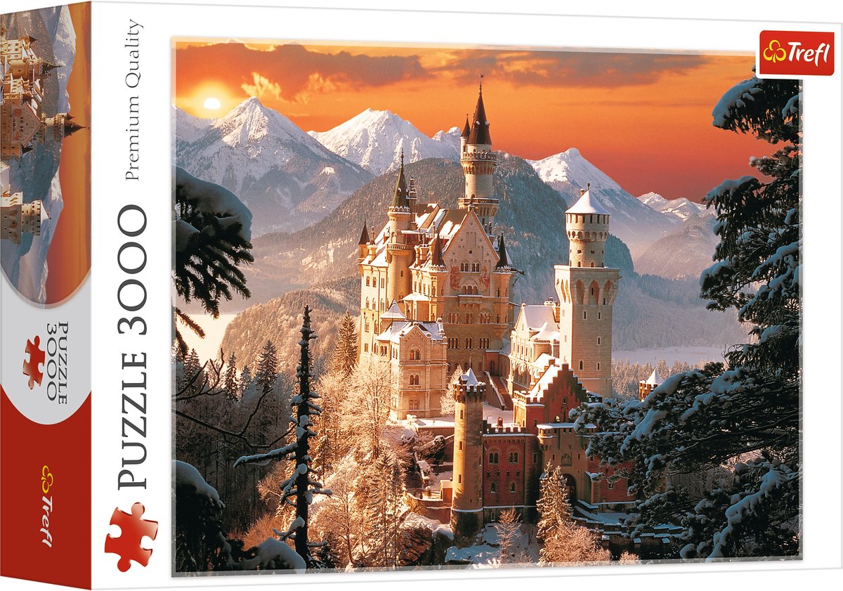 Trefl Schloss Neuschwanstein Bayern im Winter - 3000 Teile