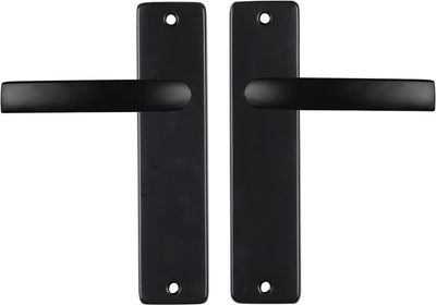 Starx Türgriff Schwarz - Türbeschlag - Türgriff mit Schild - Jalousie - Türgriffblock - 43 x 180 x 18 mm