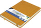 Kangaro-Skizzenbuch – A5 – Ockergelb – PU-Hardcover – mit Gummiband und Band – K-861221