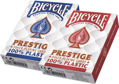 Fournier Bicycle Prestige Pokerkarten aus Kunststoff – 1 Packung