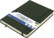 Kangaro-Skizzenbuch – A5 – Waldgrün – PU-Hardcover – mit Gummiband und Leseband – K-861228