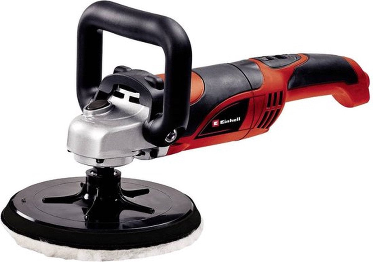 Einhell elektrische Polier- und Schleifmaschine CC-PO 1100 1e – 1.100 W – ø 180 mm – inkl. 9 Zubehörteilen