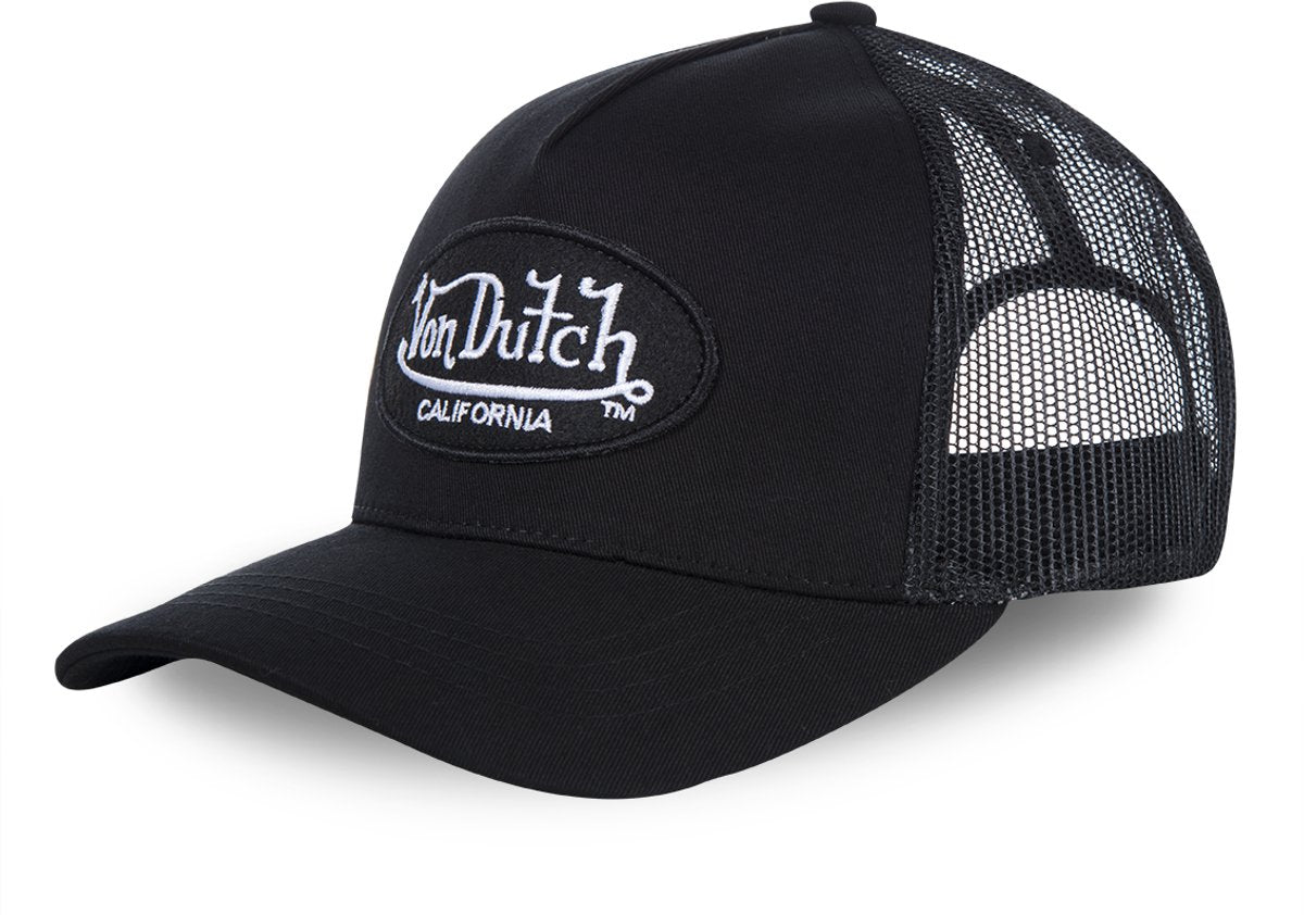 Von Dutch – Snapback Trucker Cap Lofb B | Einheitsgröße | verstellbar | Schnappverschluss - schwarz