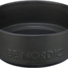 Trixie Be Nordic Food Bowl Hunde Keramik Gummi schwarz