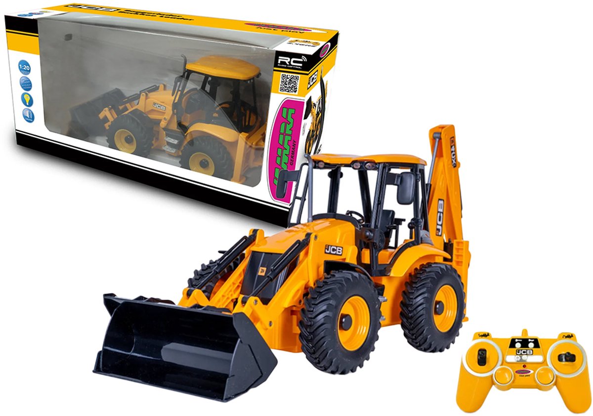 Bagger JCB Basthoe Loader 1:20 Gelb