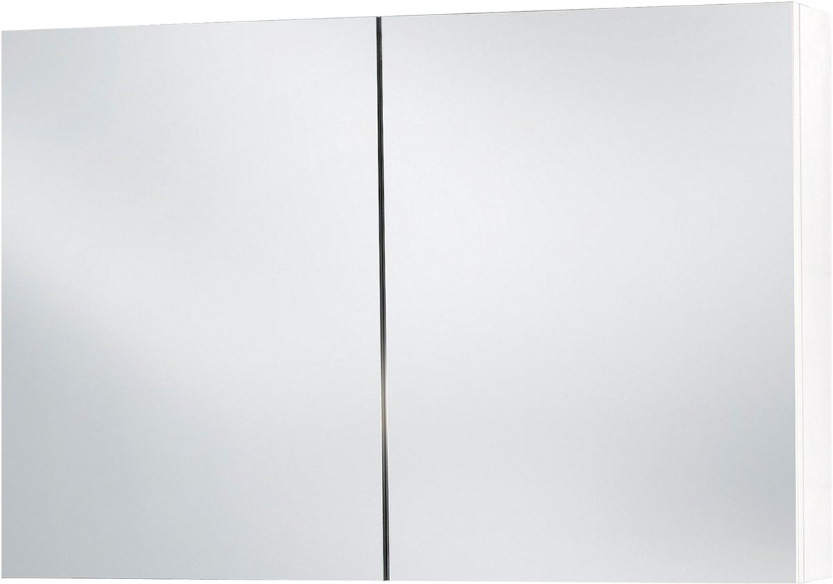 Differnz Somero Spiegelschrank FSC 100 cm Hochglanz weiß
