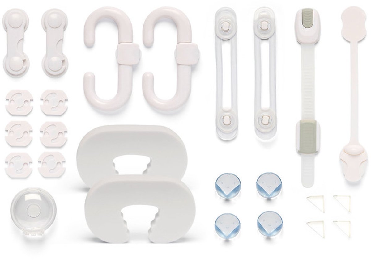 Dooky Safety Kit – komplettes 25-teiliges Babyproof-Set – kindersicheres Zuhause ohne Werkzeug